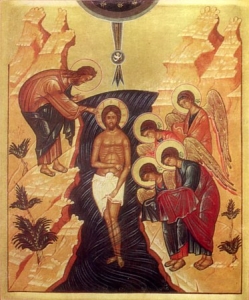 Chrzest Pański – ikona prawosławna