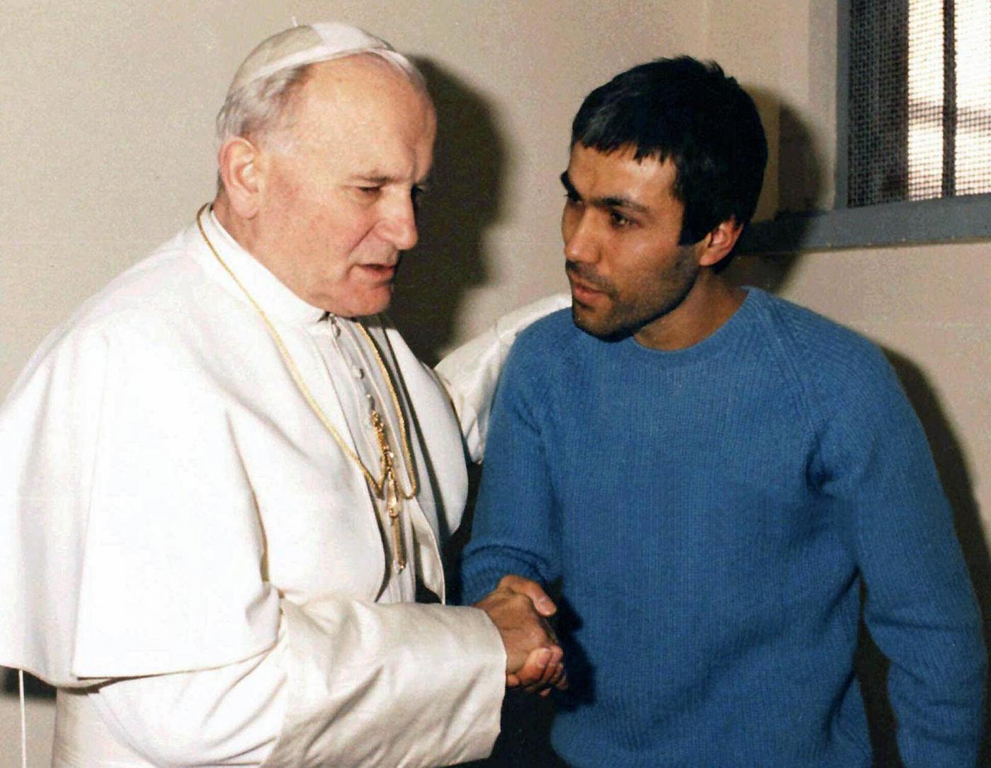 Jan Paweł II i Mehmet Ali Agca